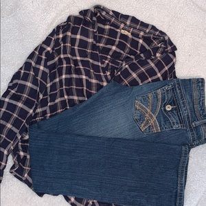 Rue21 slim boot cut jeans